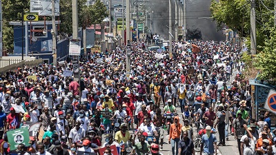 Haiti protest image