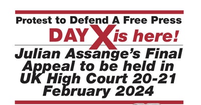 Assange protest image