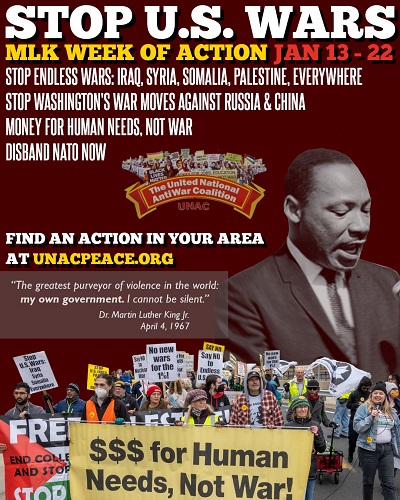 MLK actions poster