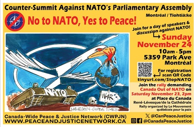 Canada NATO protest image