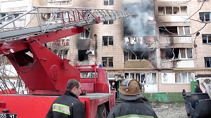 Results of Ukraine shelling in Donetsk
